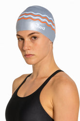 Cască de înot din silicon, copii 7+ ani / adulti, gri deschis - Jaked Ondine